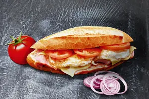 Bacon & Egg Banh Mi